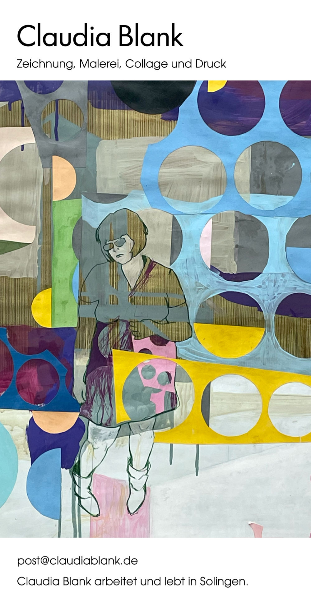 Claudia Blank - Zeichnungen, Malerei, Collage und Drucke